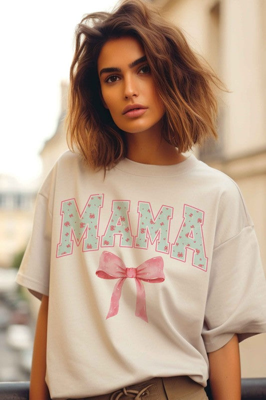 COQUETTE FLORAL MAMA Graphic Tee